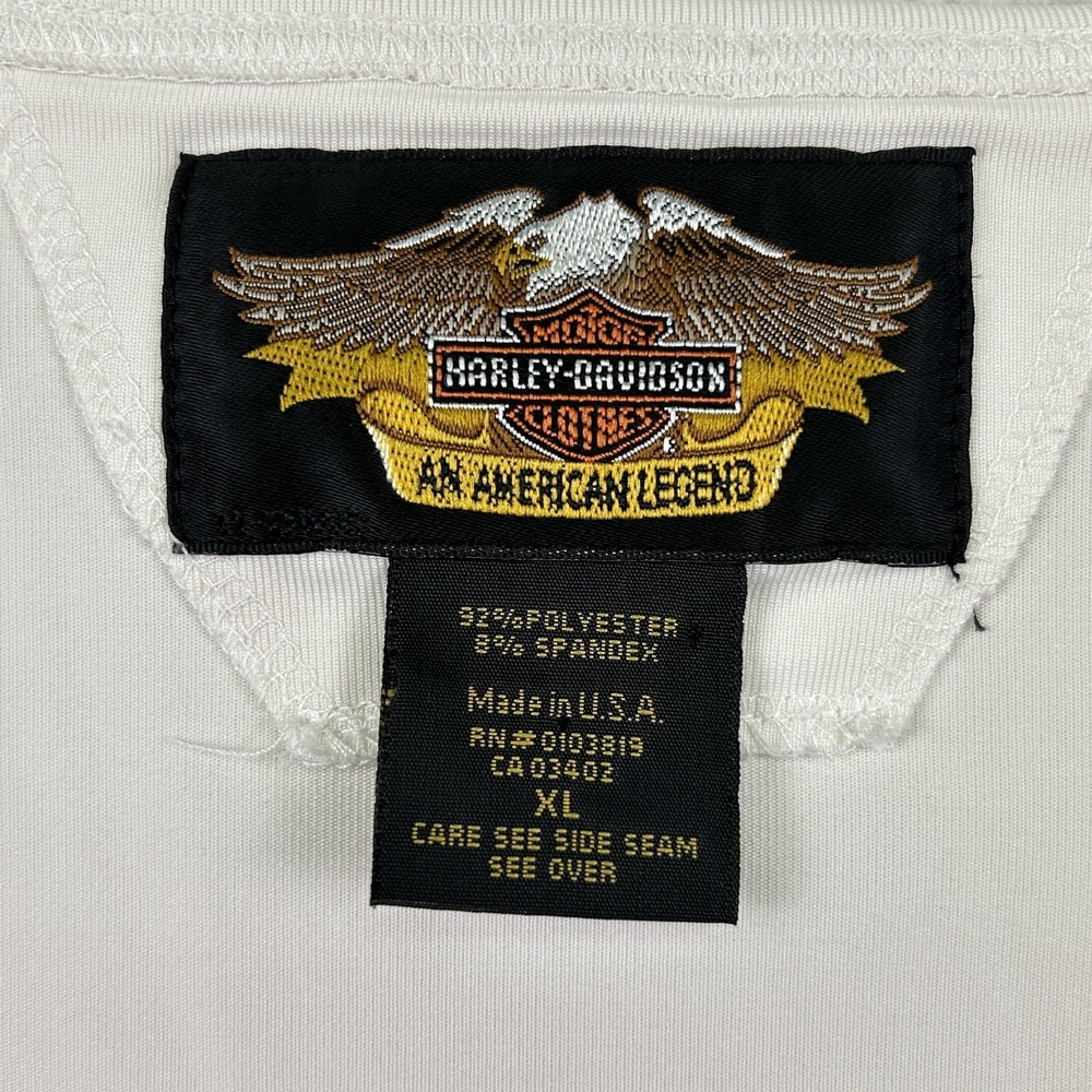 Harley Davidson Shirt Womens XL Eagle Bling Rhinestone USA Made Vintage Style‎ - Picture 3 of 12